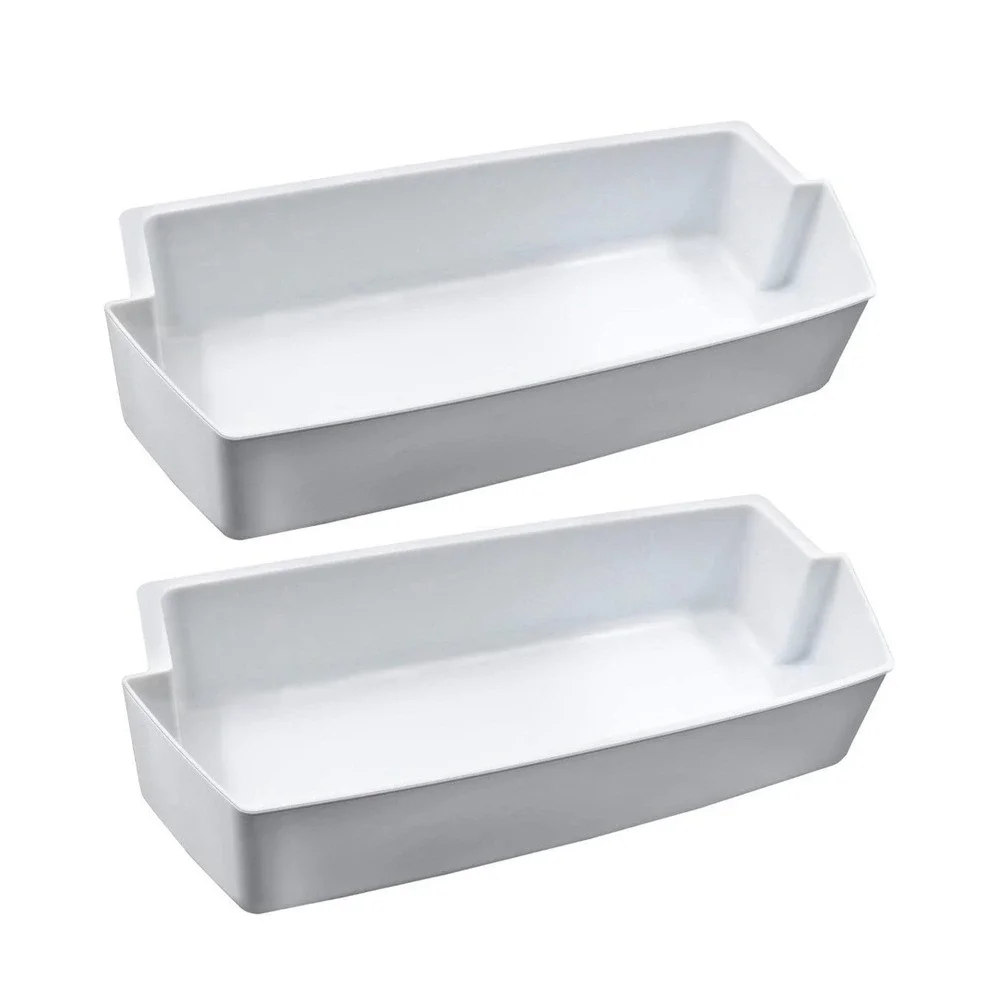 Door Shelf 2 Pack Bins 2187172 Fits Whirlpool Kenmore Refrigerator for PS328468